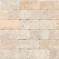 Травертин C/C Beige tumbled 7,5x15