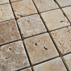Травертин Beige tumbled 10x10