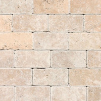 Травертин Beige tumbled 10x20
