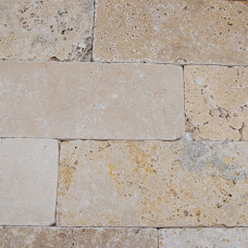 Травертин C/C Beige tumbled 7,5x20