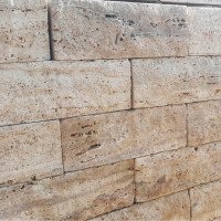 Травертин Beige split face&tumbled 10x30,5