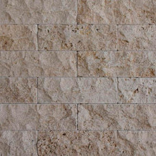 Травертин Beige split face&tumbled 7,5x15