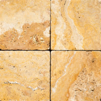Травертин C/C Yellow tumbled&unfilled 30x30x1,2
