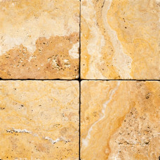 Травертин C/C Yellow tumbled&unfilled 30x30x1,2